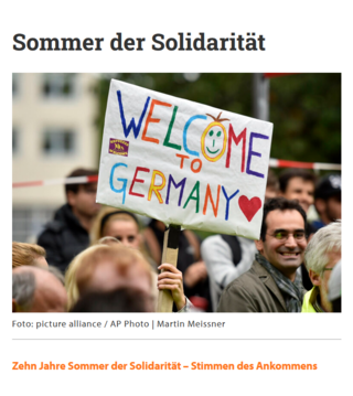 Pro Asyl: Interviewreihe zum Sommer der Solidarität. Geflüchtete erzählen von ihren Wegen und ihrem Ankommen in Deutschland. Ihre Geschichten handeln von Mut, persönlicher Stärke und der Unterstützung durch eine solidarische Zivilgesellschaft.