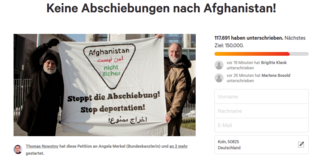 online-Petition: Keine Abschiebungen nach Afghanistan!