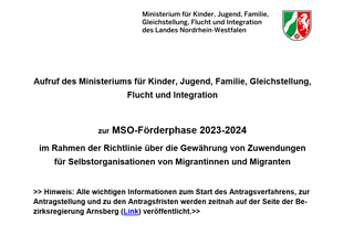 Förderung von Migrant*innenselbstorganisationen - Start der neuen Förderphase 2023-2024